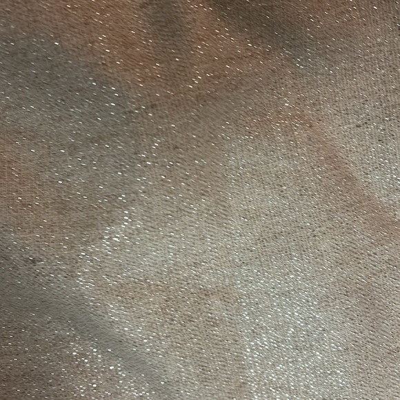 Gorgeous Gold Shimmer J Crew Mini Skirt Side Zip Button Detail Wool Blend 8 - Picture 5 of 5